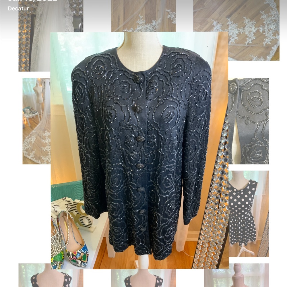 Beaded Two Piece Suit